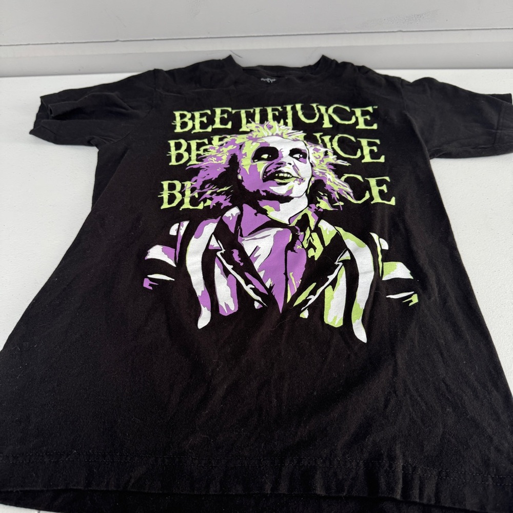 Beetlejuice Graphic T-Shirt - Black Small 34/36